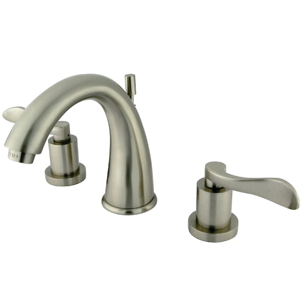 8" Widespread Bathroom Faucet, Brushed Nickel
